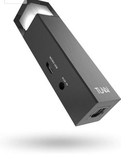 TUNAI Wand aptX Low Latency Long Range Bluetooth Transmitter - Wireless Audio Adapter for Your TV, Home Stereo, PC, Game Consoles - Connect 2 Headpho