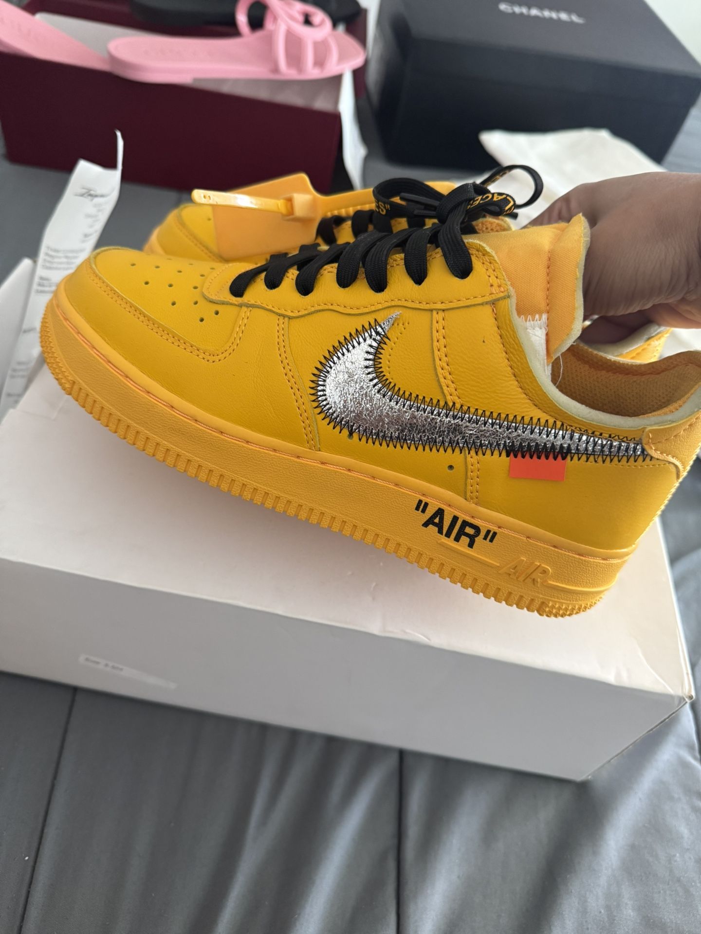 off white nike air force 1s