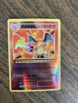 Reverse Holo Charizard From Eveloutions