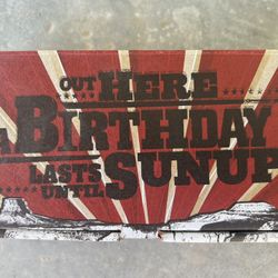 Marlboro Happy Birthday Promo Black Aviator Sunglasses NEW