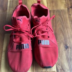 Puma Softride Rift Breeze 1(contact info removed) Mens Red Mesh Lifestyle Sneakers Shoes Size Men’s 11