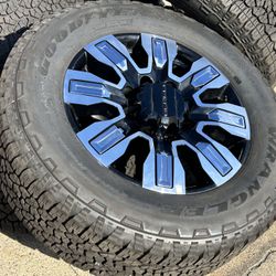 FREE INSTALL  4x 2026 Factory GMC Sierra Denali Wheels Tires 2500HD Ultimate OEM TPMS 99+% LT275/65R20