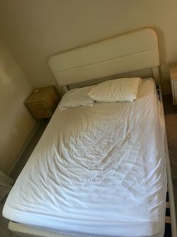 Bed frame and mattress