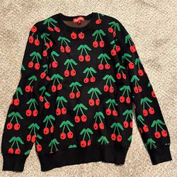 Supreme Cherry Knit Sweater Small - FW14