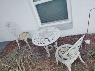 Table and chairs