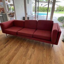 *Free Delivery* Blu Dot Bank Sofa Mid Century Modern MCM Vintage Couch 3 Seater