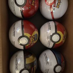 Pokemon 6 pokeballs (18 packs total)