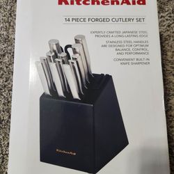 KitchenAid 14 Piece Forged Japanese Steel Cutlery Set