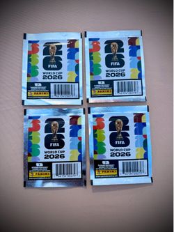(4) 2026 Panini FIFA Sticker Packs