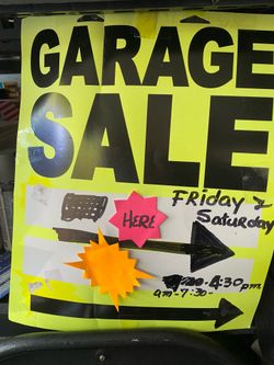 3 Families Garage Sale, Friday 22 and Saturday 23, 7:30 am to 4:30 pm