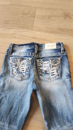 Jean   azul miss me original  talla 30 corte bota