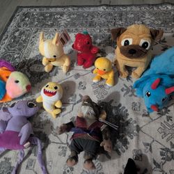 Plushies All For  5$ Total 