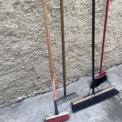 Push Broom Rake Heavy duty truck Brush Household Broom