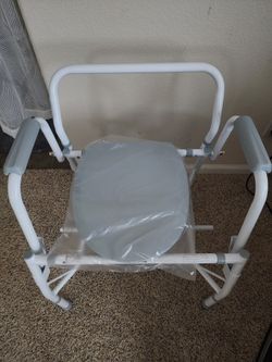 Drop Arm Commode Brand New