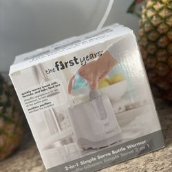 The Firstyears® Simple Serve 2-in-1 Bottle Warmer – (NEW in Box)