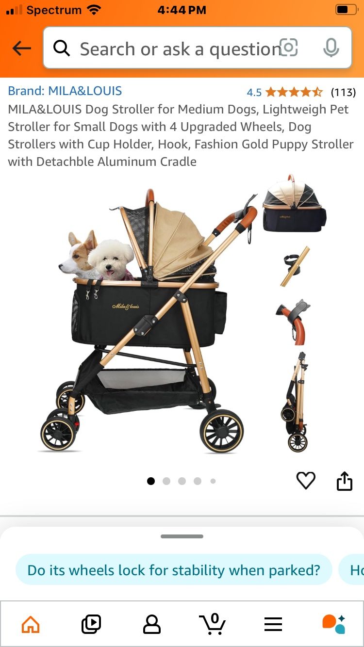 Medium Dog Stroller