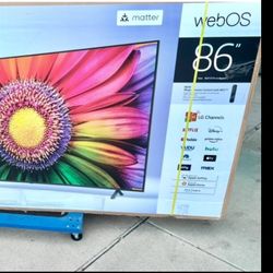 86 Lg Tv Smart 4k HDTV In Box 6 Month Warranty. Free Delivery 