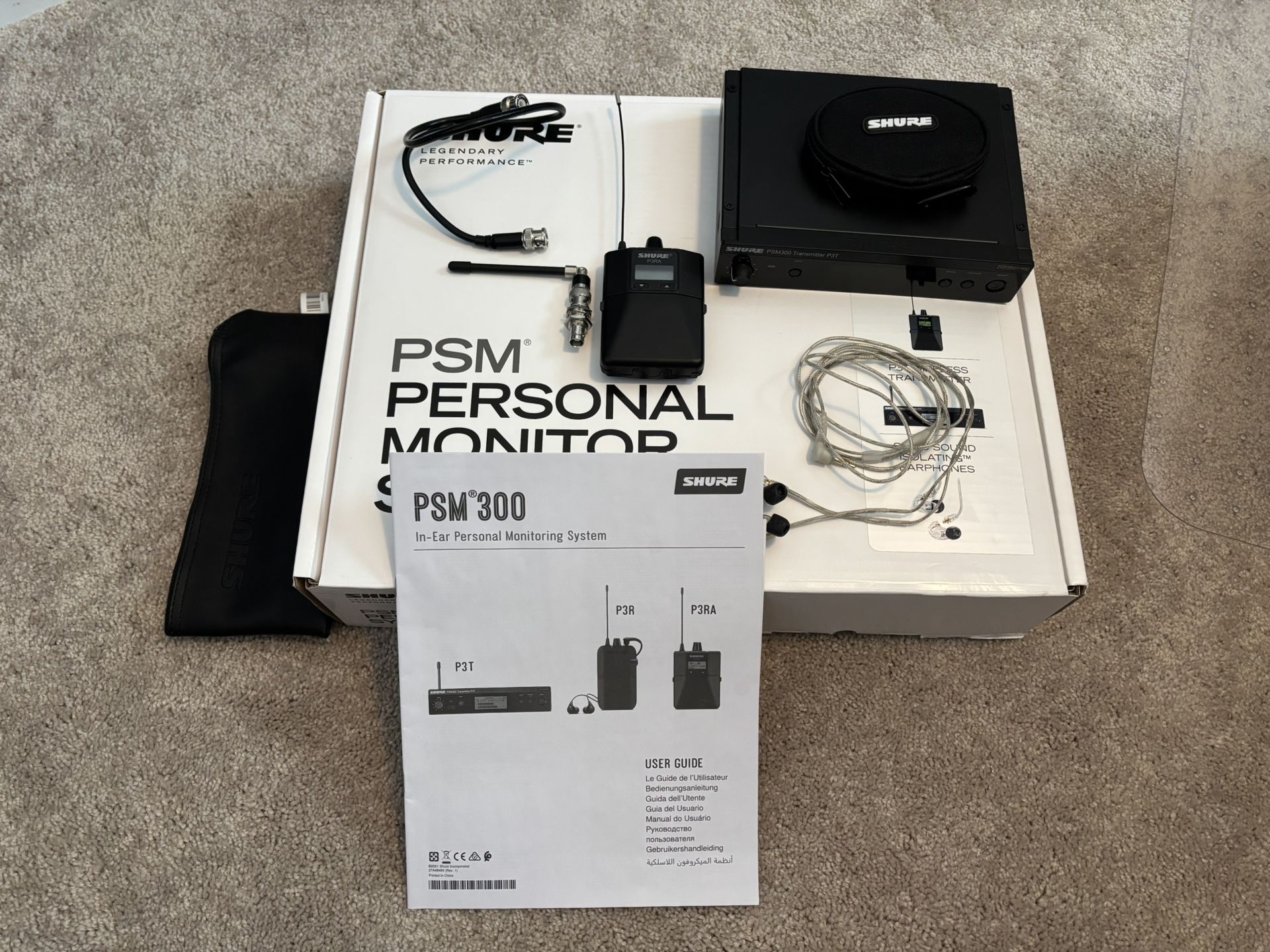 NIB Shure PSM 300 In Ear Monitor System