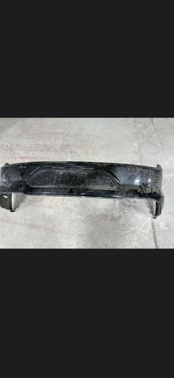 Black Car Rear Bumper Cover
