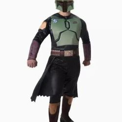 Star Wars Adult Book of Boba Fett Dress Up Play Costume Size SD 32-34 Halloween