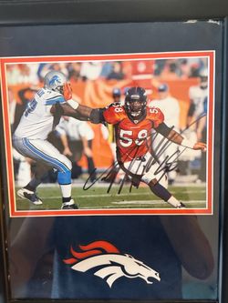 Von Miller Autographed 8x10 Framed Photo with COA