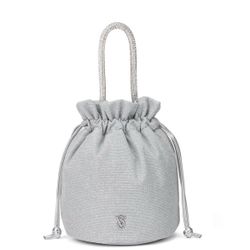 NEW SILVER VICTORIA SECRET PURSE
