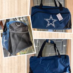 DALLAS COWBOYS LARGE GYM BAG
