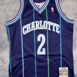Larry Johnson Charlotte Hornets 1994-95’ Mitchell & Ness Swingman Jersey 
