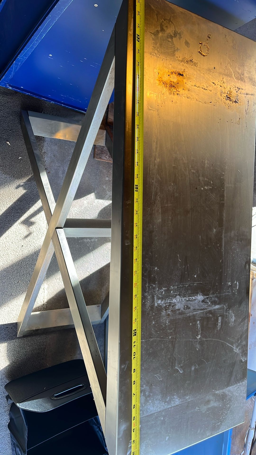 SOILD BRASS TABLE —40 X 16 Inches