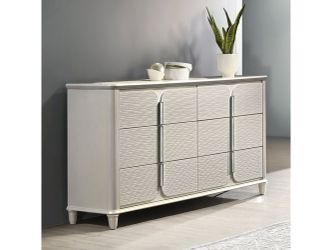 Laveda Pearl White Dresser