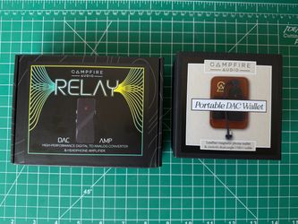 NEW Sealed Campfire Audio Relay DAC/Amp + DAC Mag Wallet Bundle