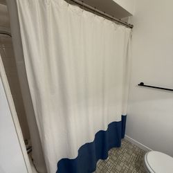 West Elm Shower Curtain