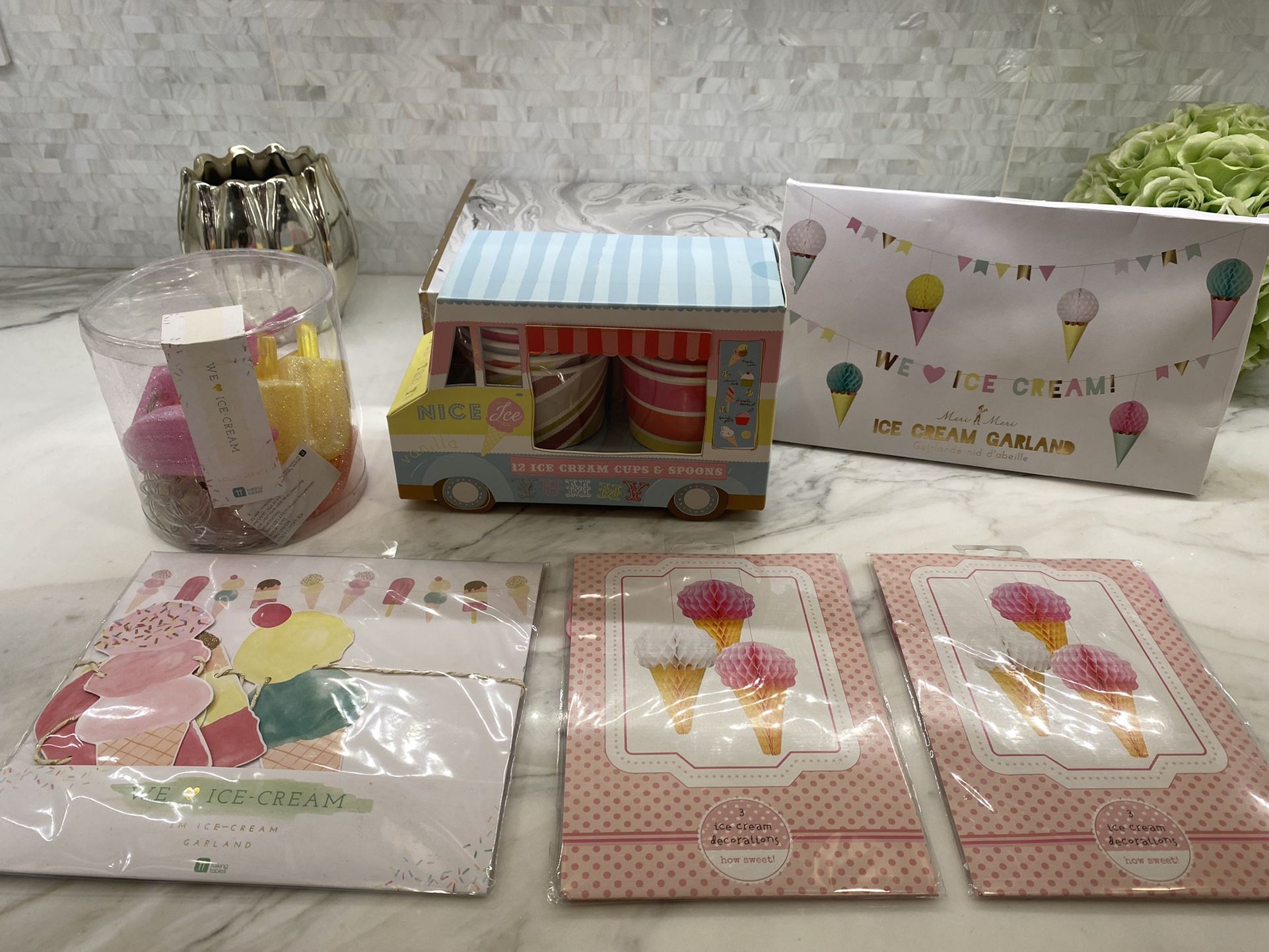 Party Supplies Ice Cream  Party Theme 