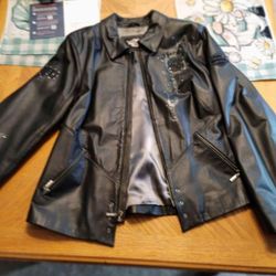 Rare Willie G women's leather Harley Jacket 