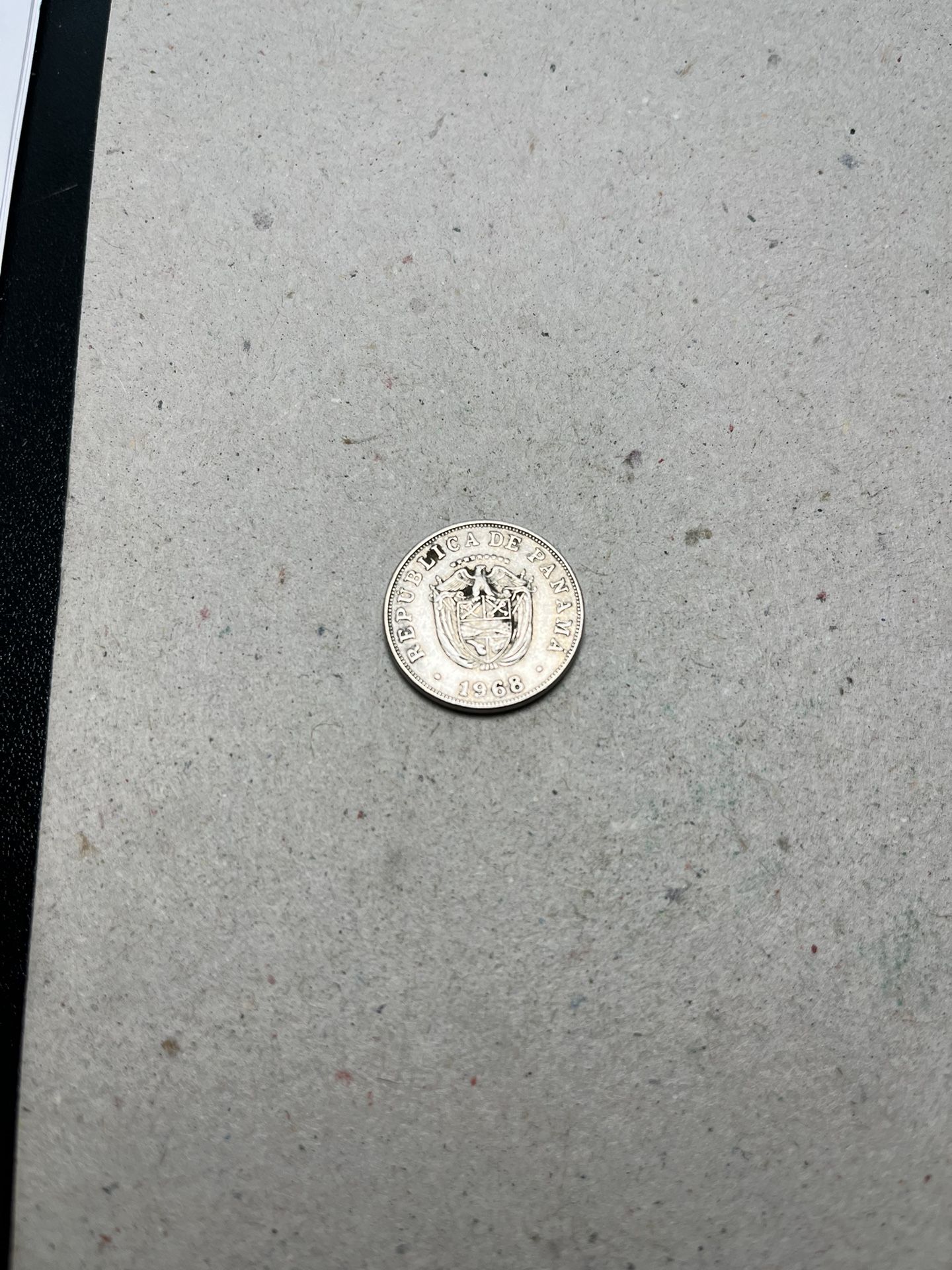 1968 Republica De Panama 5 Cent Coin