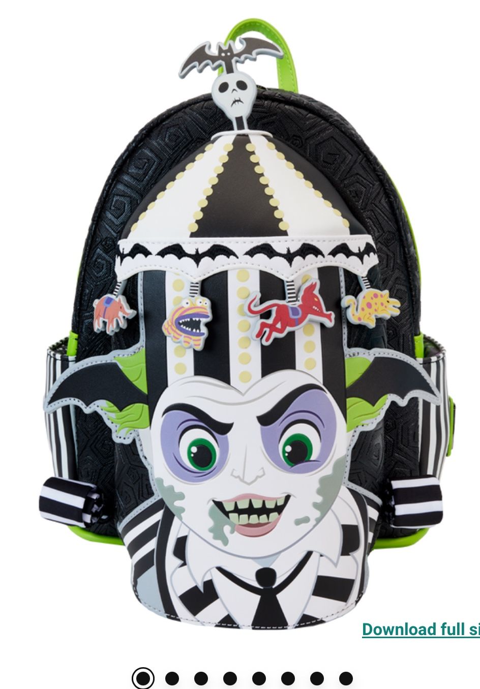 Loungefly Beetlejuice Carousel Mini Backpack