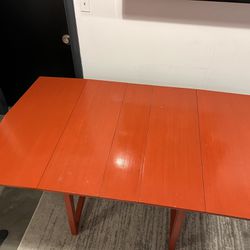 Mid century modern refinished dining table/desk