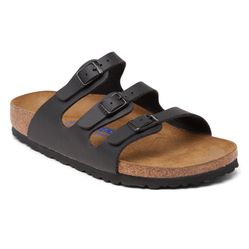 Women's Florida Birko-Flor Nubuck Soft Footbed Sandals from Finish Line Size 41