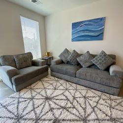 Gray Sofa and Chair Set (Original: $3000)