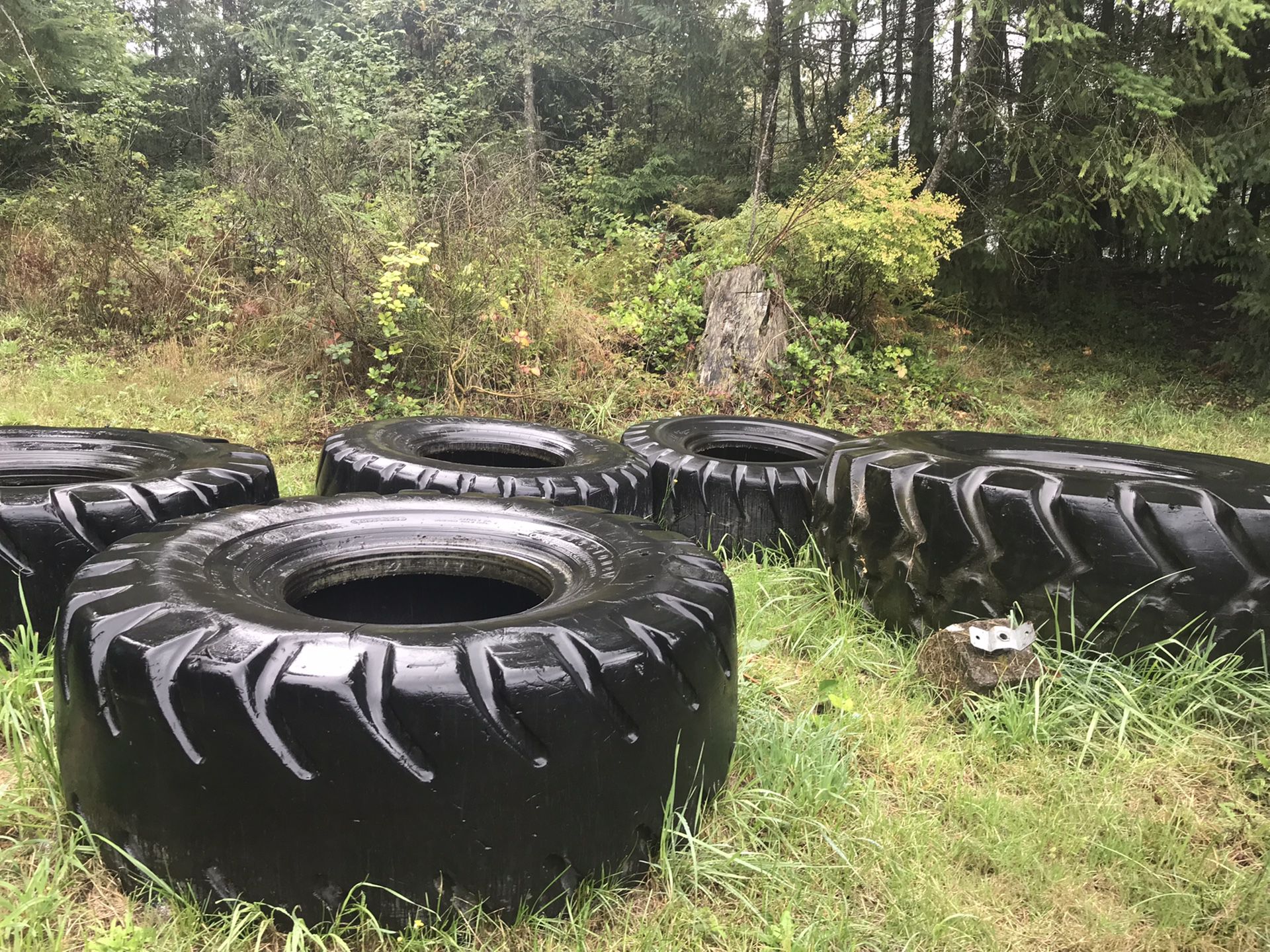 5 LARGE tractor tires