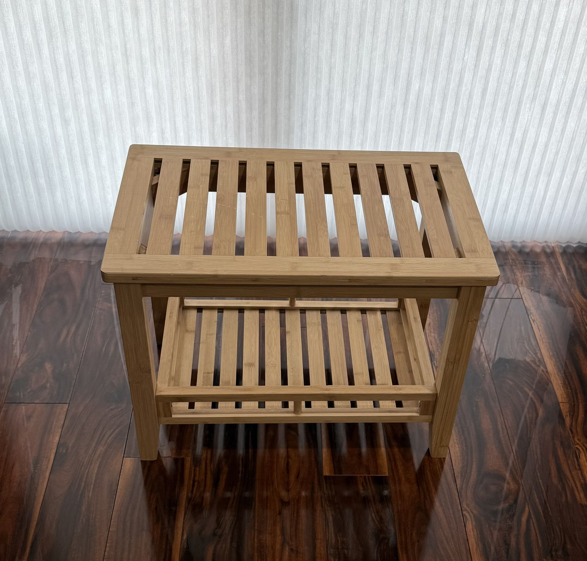 Sturdy Bamboo Bench – $40 (bought for $100)