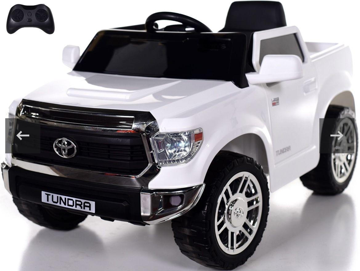 ⚪️⚪️!!BRAND NEW 12V LUXURY REMOTE CONTROL Electric Kid Ride On Car Power Wheels Toyota TUNDRA with LEDs, Media Player, USB And Mp3