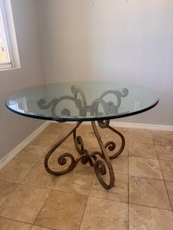 Glass Dining Table