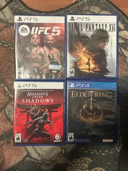3Ps5 games an 1 ps4 game bundle