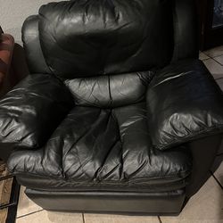 Black recliner