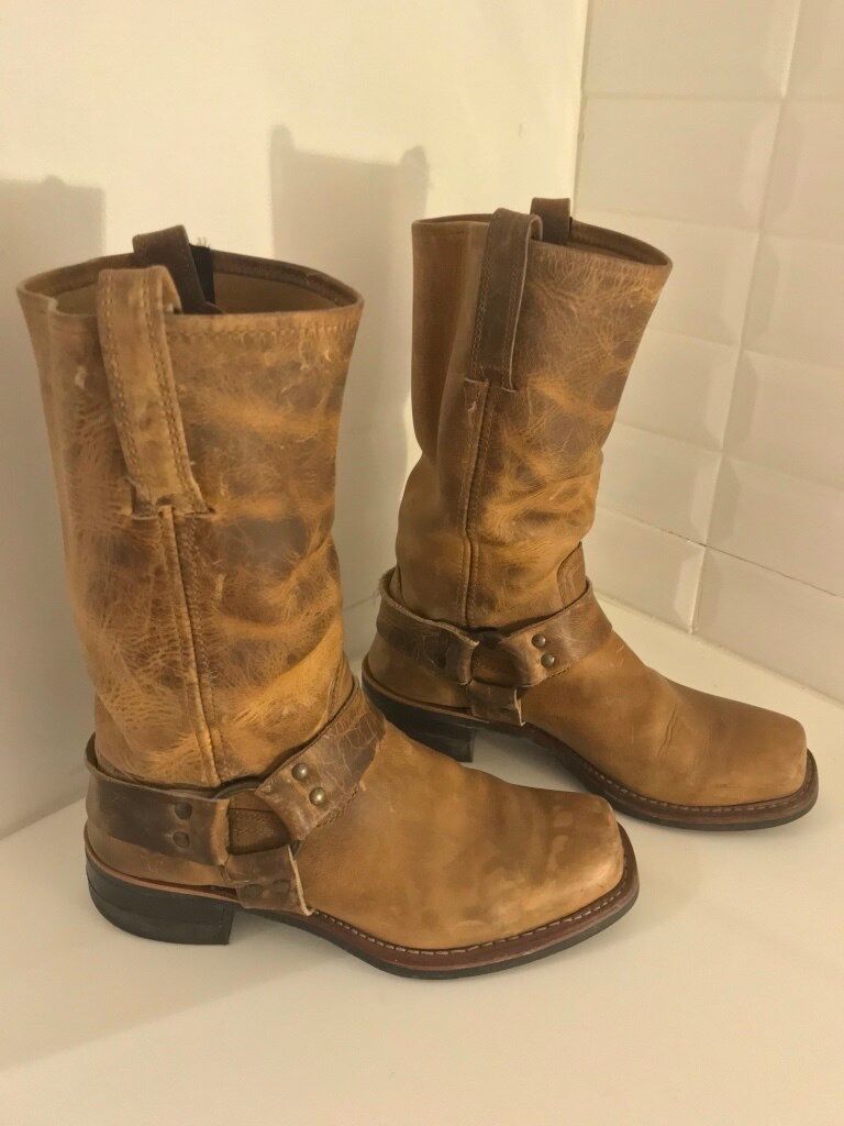 Frye Harness Boots Size 8.5