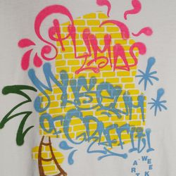 PUMA x Museum of Graffiti x 100Wolves for Miami Art Week 2021 T-Shirt Sz Small