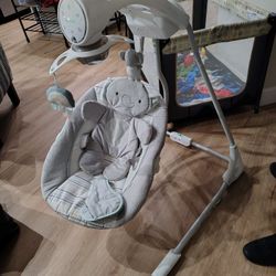 Ingenuity Inlighten Motorized Vibrating Baby Swing