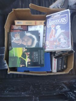 3 Boxes Of Vhs Tapes