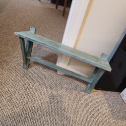 Blue Wall Shelf 